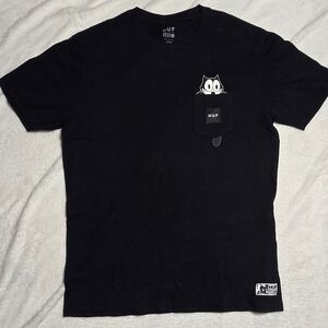 HUF Black Graphic Tee - Short Sleeve